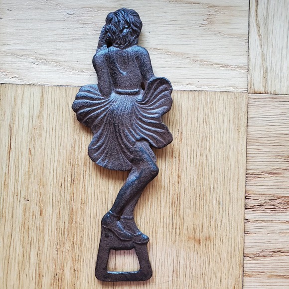 Hollywood Pinup Cast Iron Bottle Opener - Picture 2 of 4